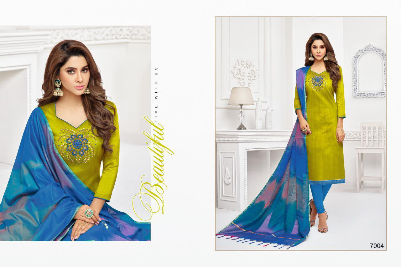 Rolex Vol-7 Shagun Life Style Handwork Dress Material Rolex Vol-7 Shagun Life Style Handwork Dress Material